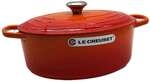 Le Creuset Signature Br&auml;ter oval 31 cm ofenrot