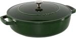 Staub Chistera Br&auml;ter 28 cm 3,7l basilikumgr&uuml;n