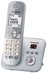Panasonic KX-TG6821GS DECT-Schnurlostelefon mit Anrufbeantworter perlsilber