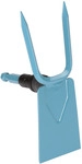 GARDENA 03218-20 combisystem-Gartenhacke, ger. Blatt, 2 Zinken, 7,5 cm breit