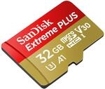 SanDisk Extreme PLUS A1 microSDHC Speicherkarte 32GB