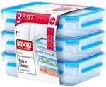 Emsa Clip & Close 515645 Frischhaltedosen 3er-Set