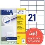 Avery Zweckform, Avery Labels 70 x 41mm White, A4 (3481)
