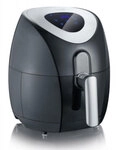 Severin FR 2430 Hei&szlig;luftfritteuse schwarz/edelstahl