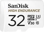 SanDisk High Endurance microSDHC Speicherkarte 32GB inkl. Adapter