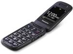 Panasonic KX-TU446EXB Seniorenhandy zum Aufklappen schwarz