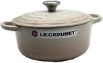 Le Creuset Br&auml;ter Signature Rund Gusseisen Meringue 20cm