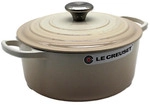 Le Creuset Br&auml;ter Signature Rund Gusseisen Meringue 24cm