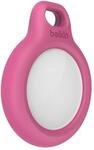 Belkin AirTag H&uuml;lle mit Schl&uuml;sselanh&auml;nger pink