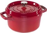 Staub Cocotte 20 cm 2,2l Gusseisen kirschrot