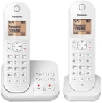 Panasonic KX-TGC 422 GW schnurloses Telefon mit Anrufbeantworter wei&szlig;