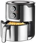 Unold 58655 Hei&szlig;luftfritteuse XL edelstahl/schwarz