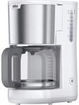 Braun PurShine KF 1500 WH Kaffeemaschine wei&szlig;
