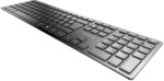 CHERRY KW 9100 SLIM kabellose Design-Tastatur schwarz/grau