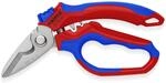 KNIPEX 95 05 20 SB Gewinkelte Elektrikerschere 160 mm