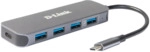D-Link DUB-2340 USB-C auf 4-Port USB 3.0 Hub mit Power Delivery