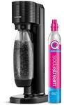 SodaStream Gaia Wassersprudler mit CO2-Zylinder und 1x 1L Kunststoff-Flasche sch