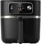 Philips HD9880/90 7000 Series Airfryer Combi XXL mit Lebensmittelthermometer schwarz