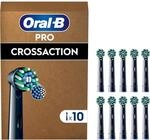 Oral-B Pro CrossAction Aufsteckb&uuml;rsten 10 St&uuml;ck schwarz
