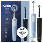 Oral-B Vitality Pro Elektrische Zahnb&uuml;rste Doppelpack schwarz/blau