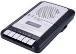 Reflexion CCR8014 Tragbarer Kassettenrecorder schwarz