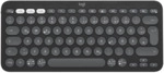 Logitech Pebble Keys 2 K380s kabellose Multi-Device Bluetooth-Tastatur graphit