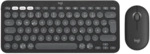 Logitech Pebble 2 Combo kabellose Tastatur und Maus graphit