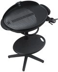 Steba VG 350 BIG Barbecue S&auml;ulengrill grau