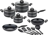 GSW 158800, GSW Topfset MILANO NERO 6-teilig INDUKTION plus 5-teiliges