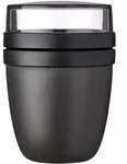 MEPAL Lunchpot ELLIPSE Lunchbox Snackbox mit 2 Beh&auml;ltern nordic black