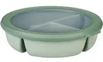 MEPAL Bento-Bowl CIRQULA 1,0 Liter dreigeteilt nordic sage