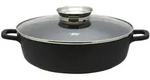 ELO Aluguss Servierpfanne ALUCAST Glasdeckel 28 cm 3,5 Liter Antihaft PFAS-frei