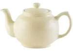 PRICE & KENSINGTON Teekanne 1,1 Liter f&uuml;r 6 Tassen matt creme