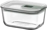 MEPAL Frischhaltedose EASY CLIP Borosilikatglas eckig 0,45 Liter nordic sage
