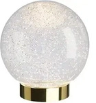 SOMPEX LED-Tischleuchte GLAMOR BAUBLE 18 cm gold Dekoleuchte mit beweglichem...