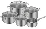 WMF Topfset BRILLIANT 5-teilig mit Glasdeckeln INDUKTION