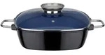GSW Br&auml;ter Gourmet Ceramica kobaltblau 28 x 28 x 8,5 cm INDUKTION