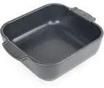 PEUGEOT quadratische Auflaufform APPOLIA 21 cm schiefergrau