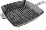 STAUB France Amerikanische Grillpfanne 26 x 26 cm Gusseisen graphitgrau