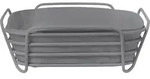 BLOMUS Brotkorb DELARA 26 x 26 x 9 cm Edelstahl / Baumwolle sharkskin (grau)