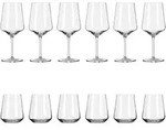 RITZENHOFF 12er-Set LICHTWEISS JULIE 6 x Rotweinglas 6 x Wasserglas
