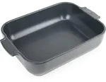 PEUGEOT rechteckige Auflaufform APPOLIA 32 cm schiefergrau