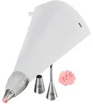 GEFU Spritzbeutel-Set DECORE 5 teilig mit 3 Edelstahlt&uuml;llen