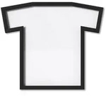 UMBRA Bilderrahmen f&uuml;r T-Shirts und Trikots T-FRAME M schwarz