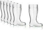 ST&Ouml;LZLE LAUSITZ Bierglas Bierkrug BIERSTIEFEL 6 St&uuml;ck geeicht 0,5 l...