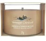 YANKEE CANDLE Glasvotivkerze AMBER & SANDALWOOD 37 g Duftkerze