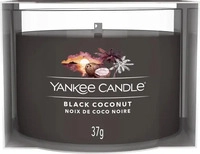 Yankee Candle 1701432E, YANKEE CANDLE Glasvotivkerze BLACK COCONUT 37 g Duftkerze,
