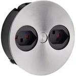 Naber 7053059 Twist Doppelsteckdose Steckdosenelement, mit Schweizer Steckdos...