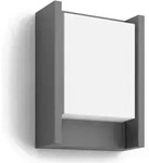 Philips Wandleuchte Arbour Anthrazit/Wei&szlig; 3,8W - warmwei&szlig;es Licht