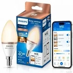 PHILIPS WiZ Smart LED Kerzenlampe C37 4,9W wie 40W E14 470lm RGB+CCT 2200&ndash;6500K